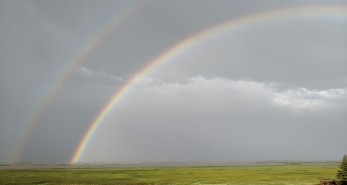 A picture perfect rainbow